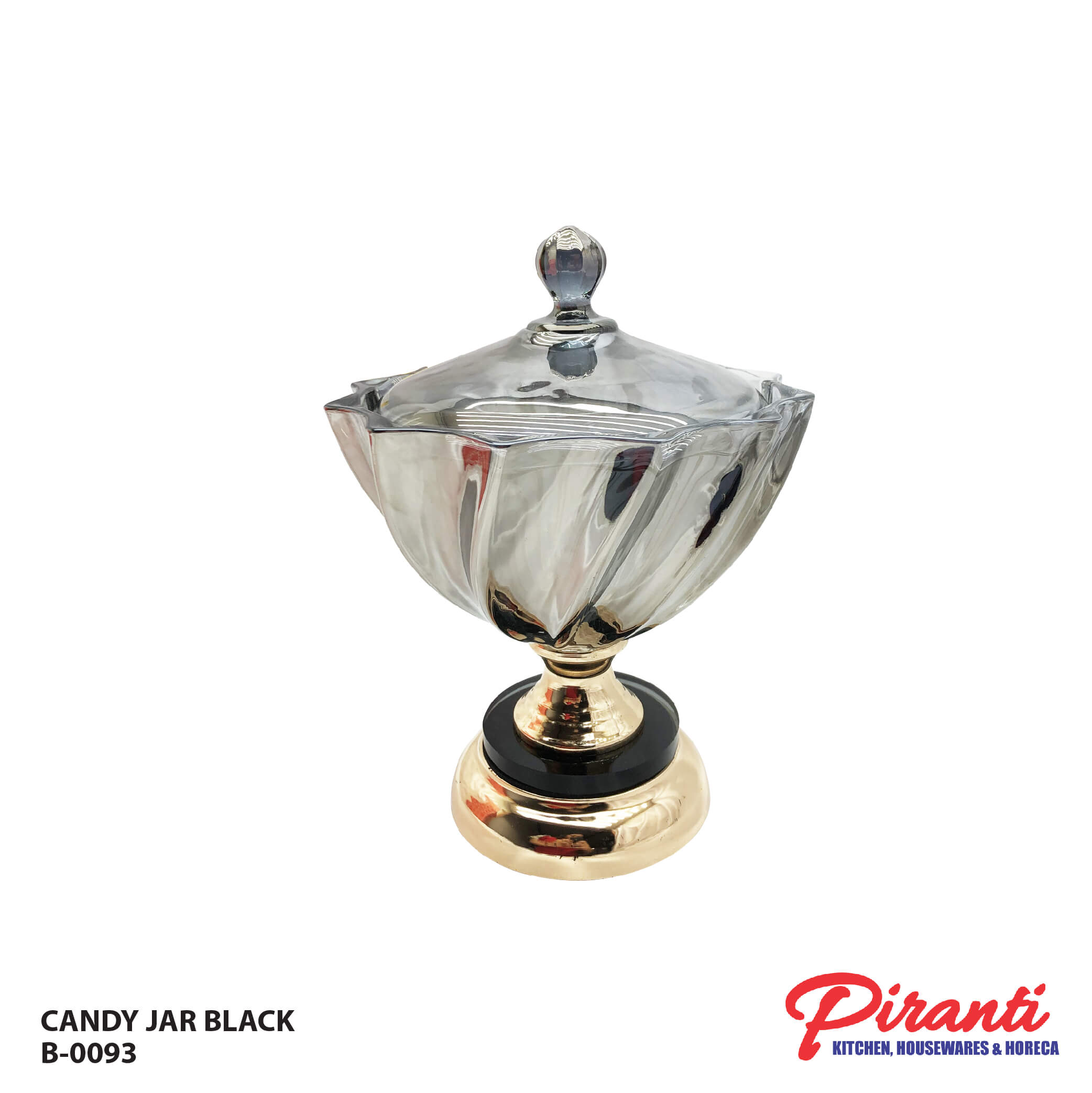 Toples Kaca Kristal Candy Jar – B0093