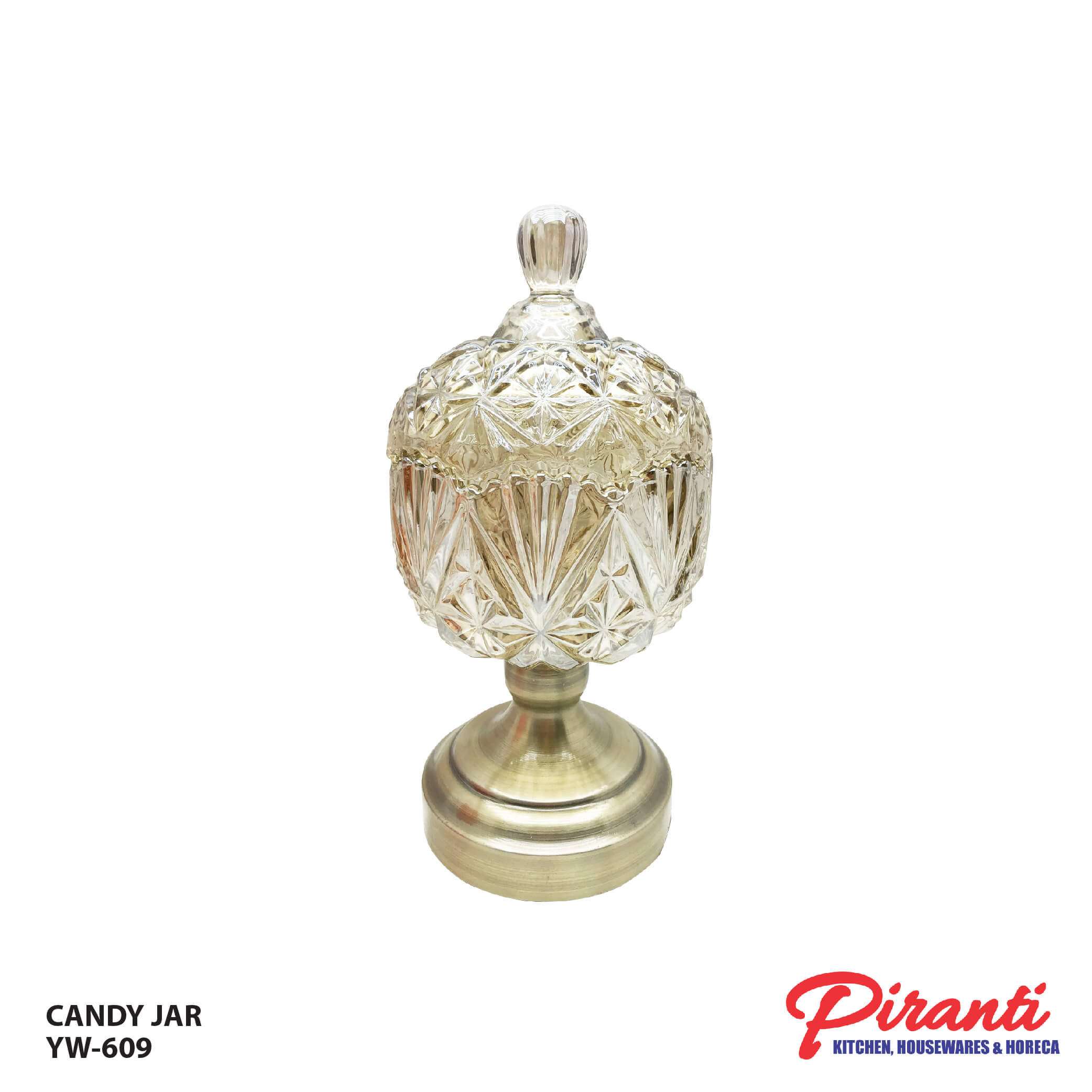 Toples Kaca Kristal Candy Jar – YW609